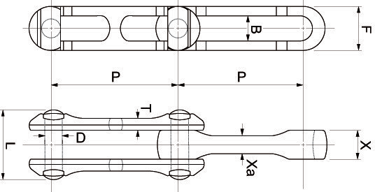 rivetless chain