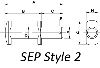 single extended pin style 2